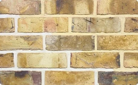 Vincent Yellow Multi brick texture